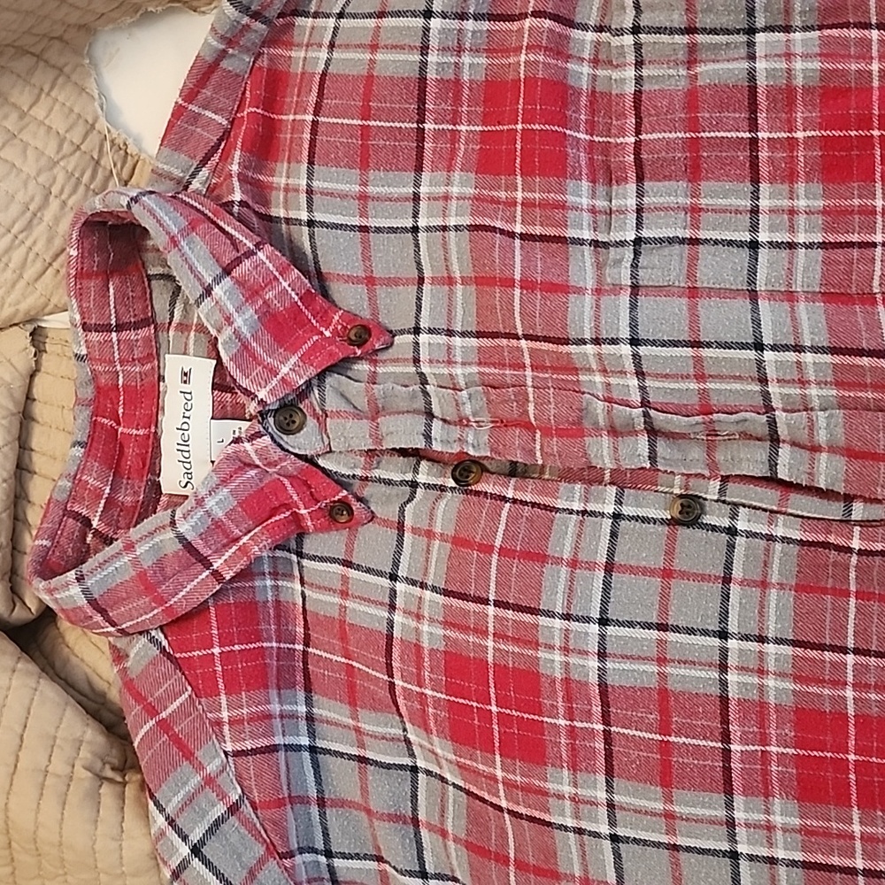 Men's Large Saddlebred long sleeve flannel